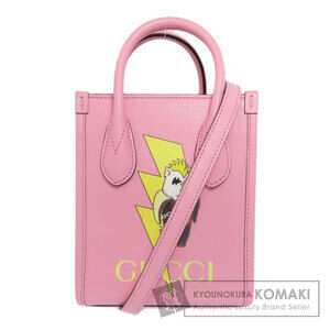 Gucci Bananya Collaboration Handbag Calfskin